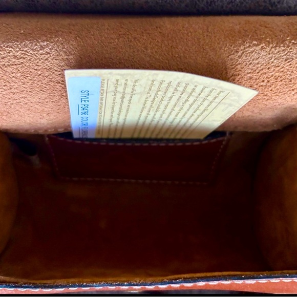 Patricia Nash Brown Leather Crossbody Bag - Picture 5 of 8